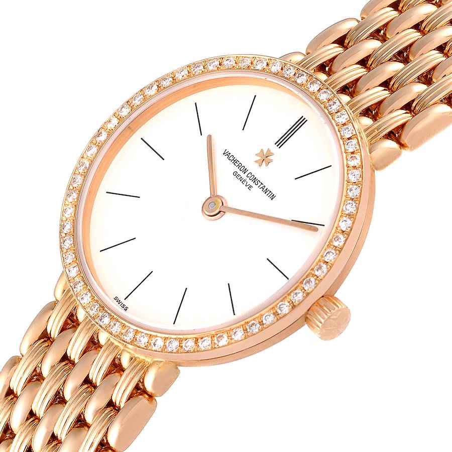 Vacheron Constantin Classic Rose Gold Diamond Ladies Watch 27593