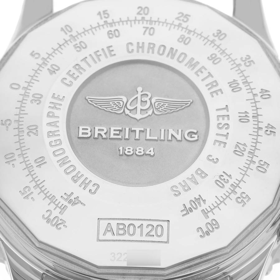Breitling Navitimer 01 Panda Dial Steel Mens Watch AB0120