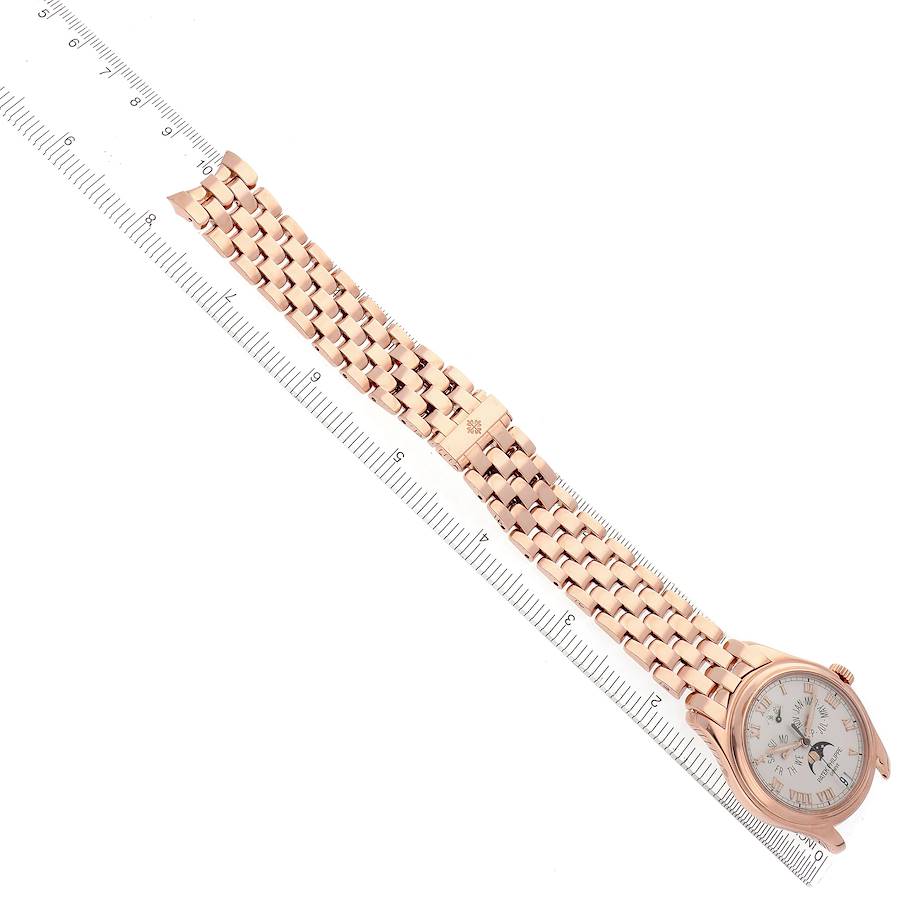 Patek Philippe Annual Calendar Moonphase Rose Gold Mens Watch 5036