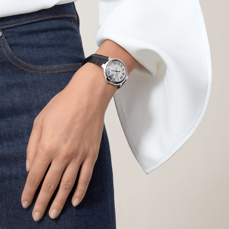 BALLON BLEU Alligator Strap 36mm