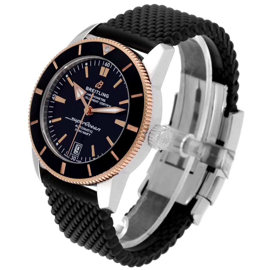 Breitling Superocean Heritage II 42 Steel Rose Gold Mens Watch UB2010