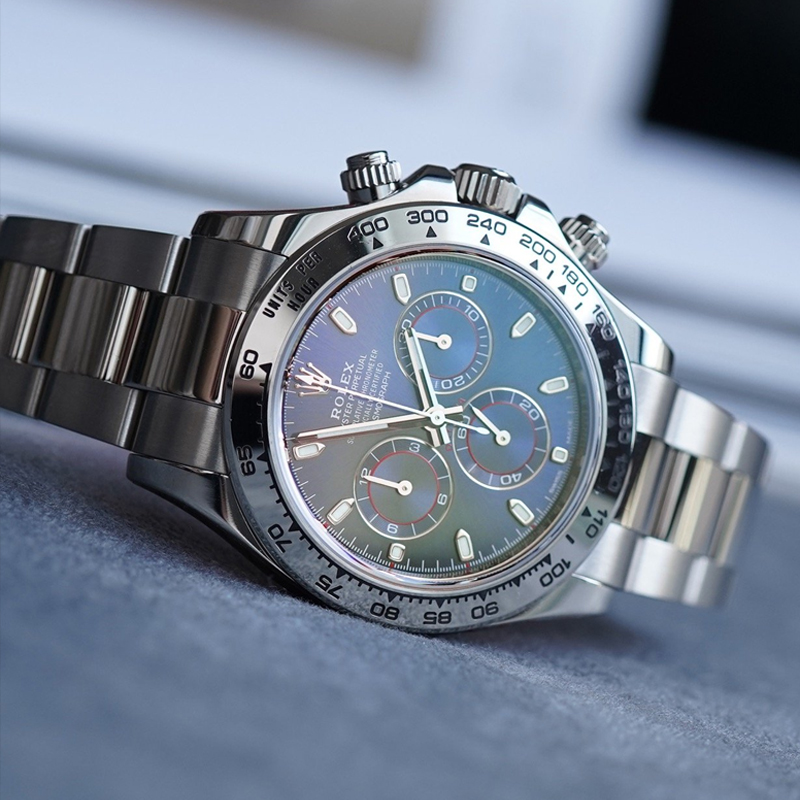 Rolex Cosmograph "Ghost" Daytona 40mm Bule 18ct White Gold m116509 Series in 2022 Unworn