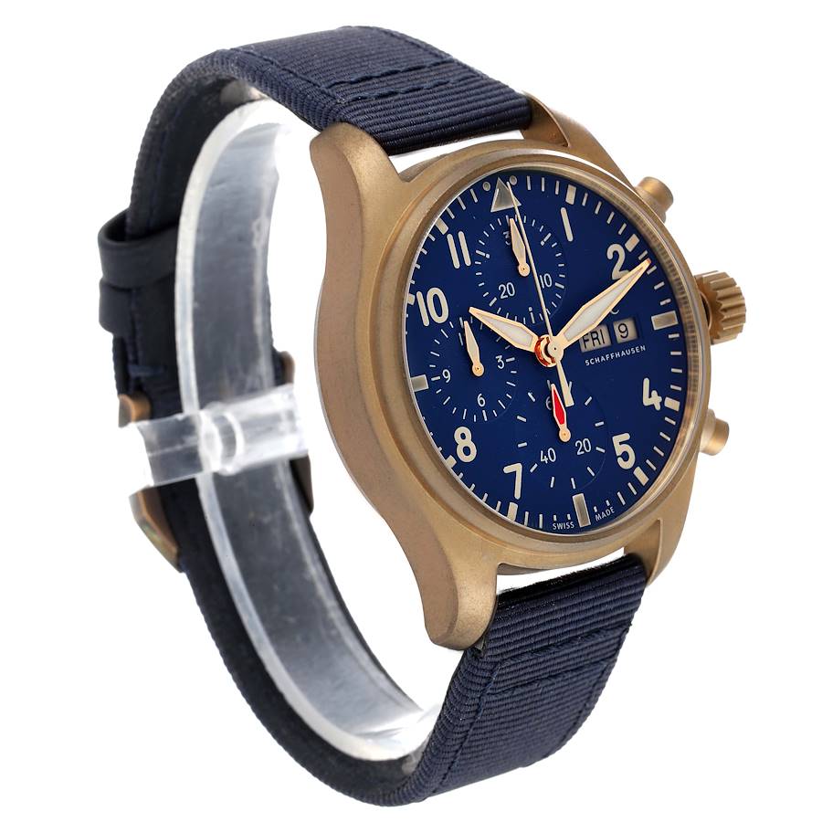 IWC Pilot Chronograph Blue Dial Mens Watch IW388109