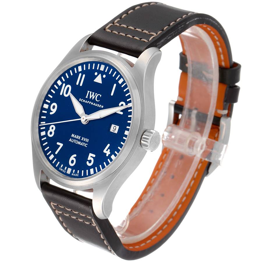 IWC Pilot Mark XVIII Petit Prince Blue Dial Mens Watch IW327010