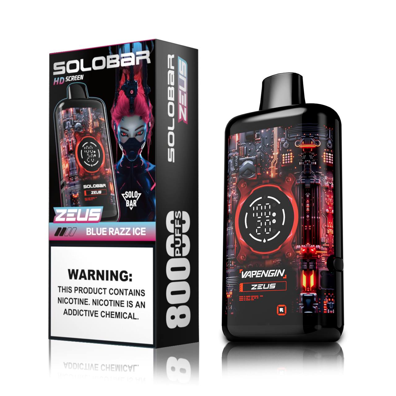 🔥 Solobar Zeus 80K Disposable Vape — Do 80 000 Zaciągnięć Pełnych Smaku | Szybka wysyłka z magazynu w Polsce 🚚