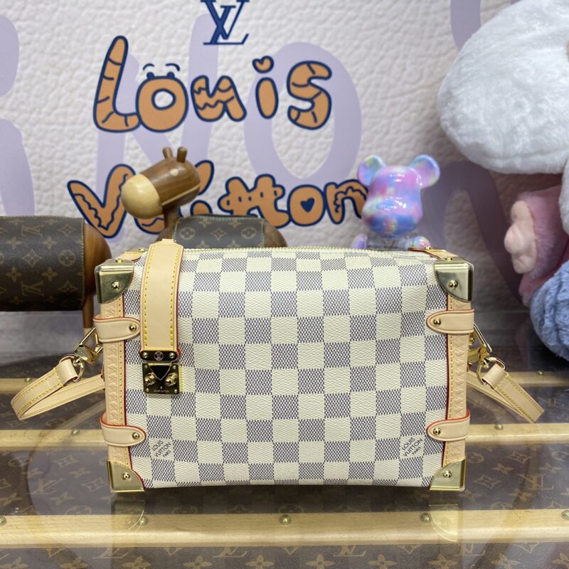 Replica Louis Vuitton Side Trunk Beige Square