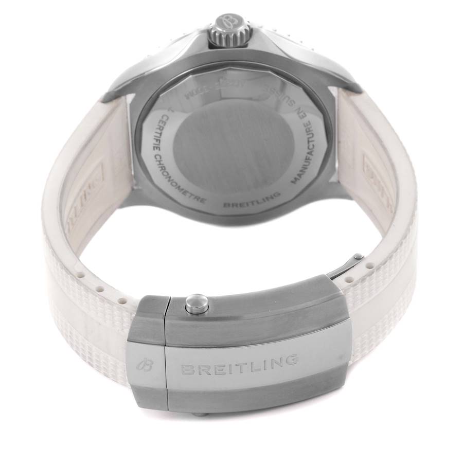 Breitling Superocean 42mm Japanese White Dial Steel Mens Watch A17375