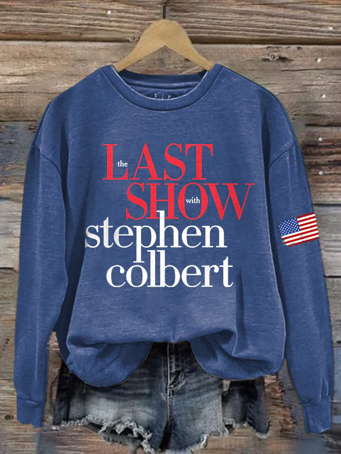 🔥Buy 3 Get 15% Off🔥Retro Last Show Print Sweatshirt