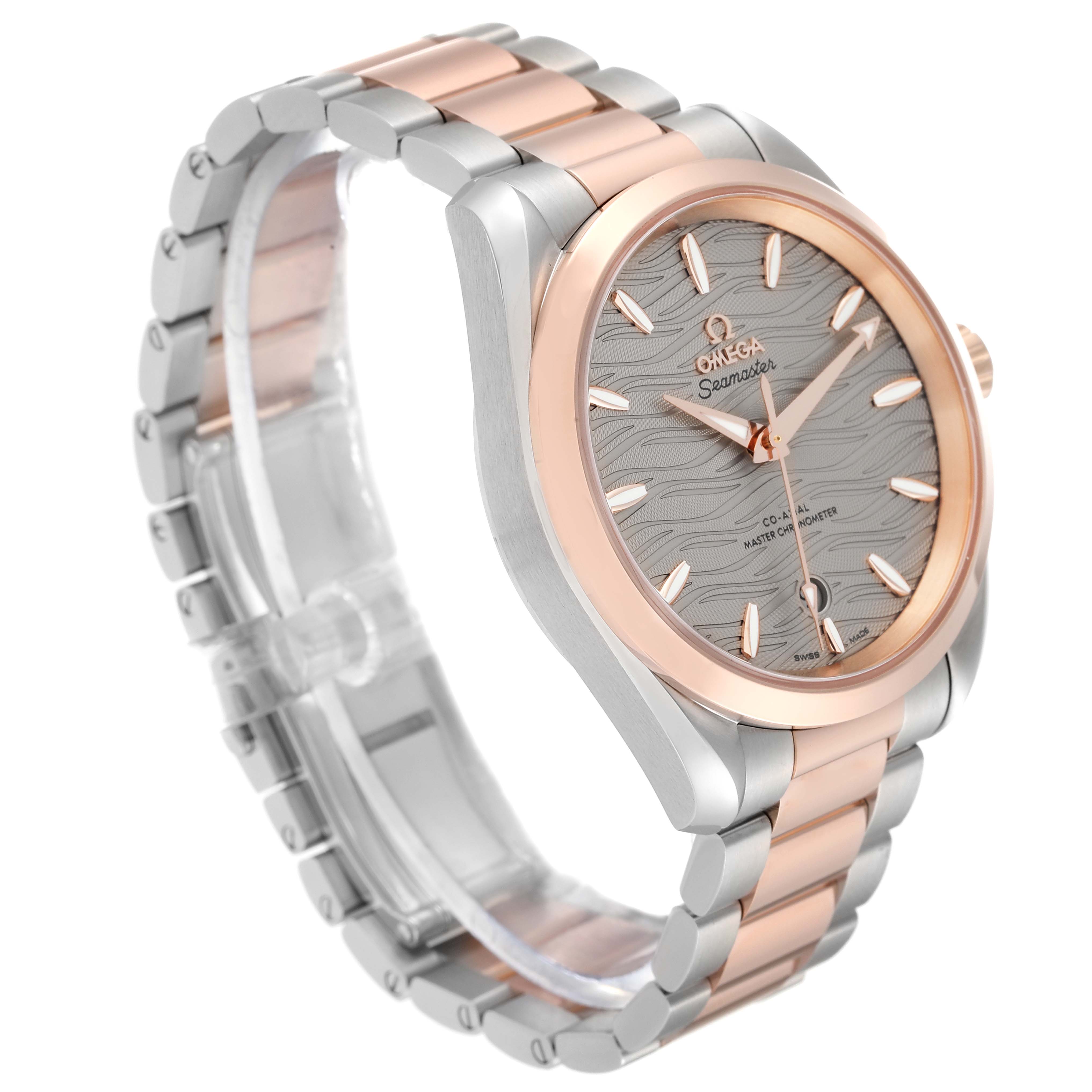 Omega Seamaster Aqua Terra Steel Rose Gold Mens Watch 38.0 MM 220.20.38.20.06.001