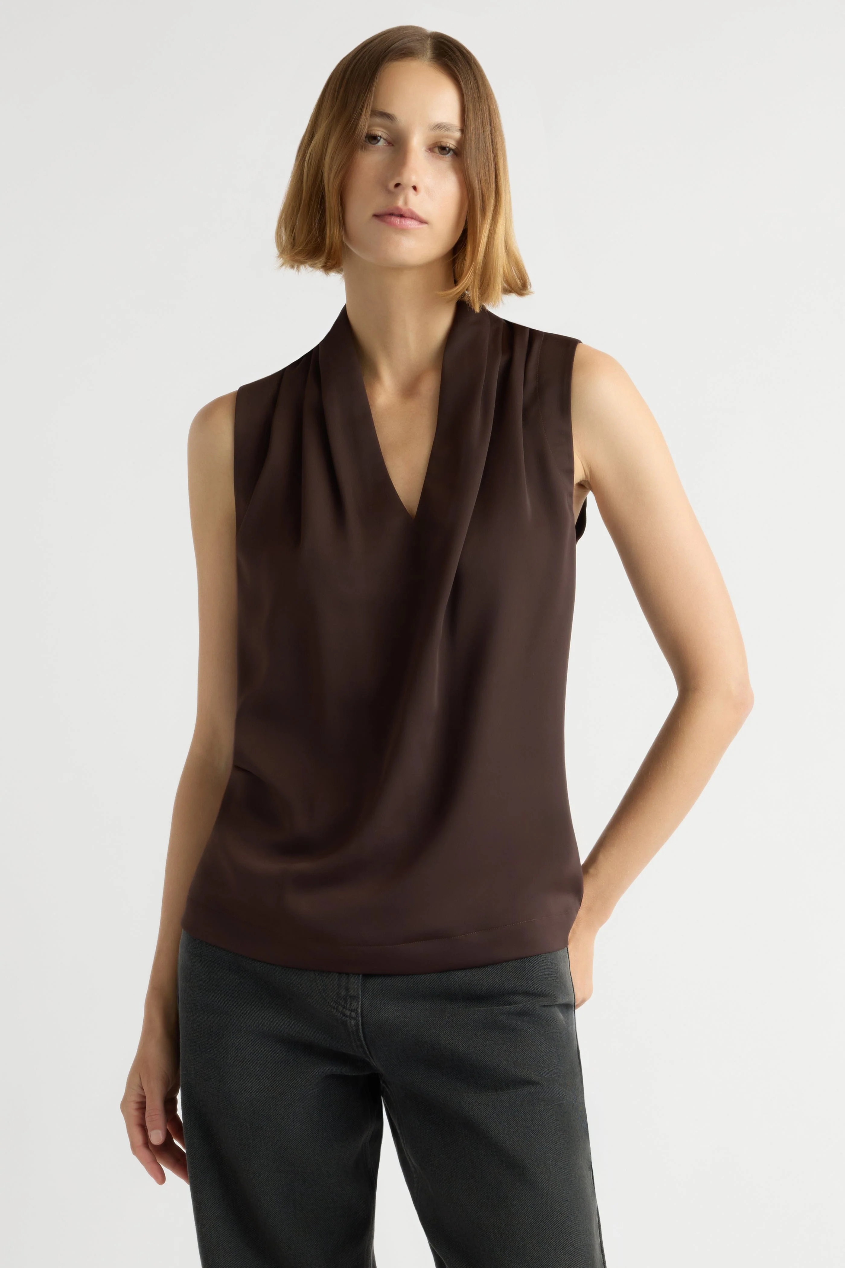 Jae V-Neck Sleeveless Blouse