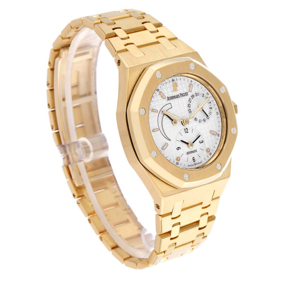 Audemars Piguet Royal Oak Dual Time Yellow Gold Mens Watch 25730BA