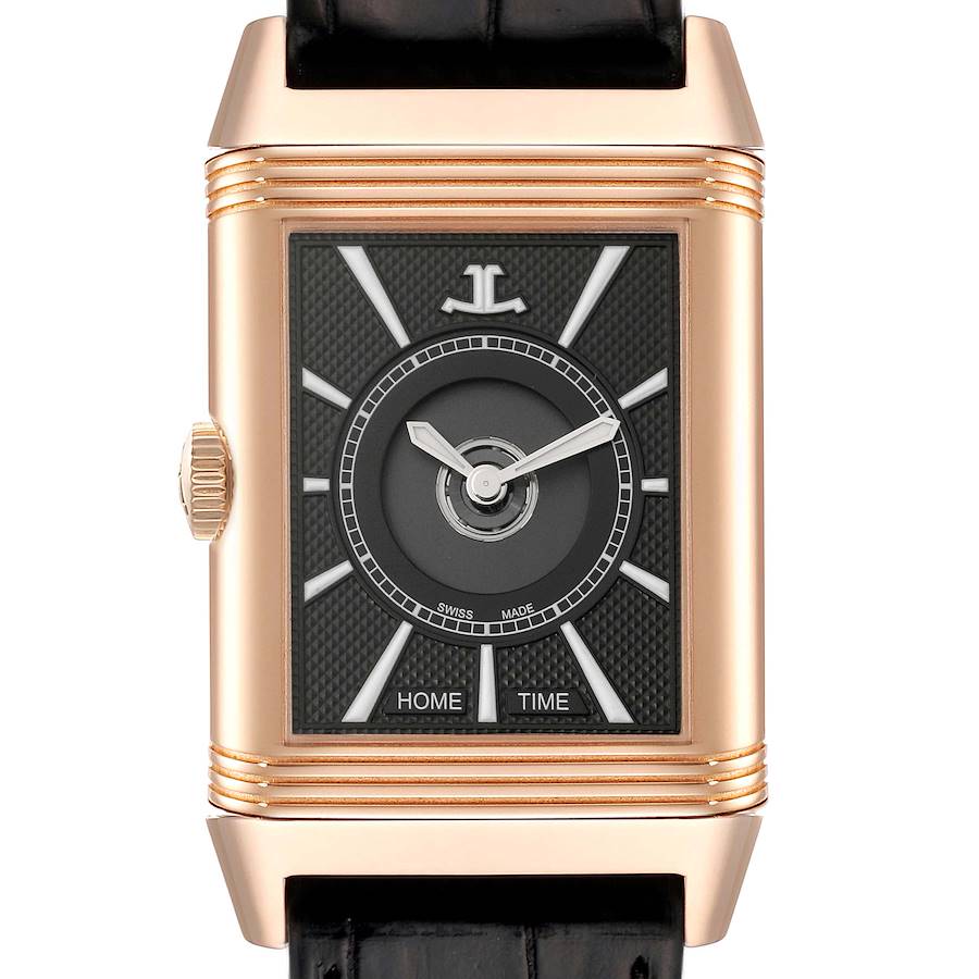 Jaeger LeCoultre Reverso Duoface Rose Gold Mens Watch 215.2.S9 Q3832420