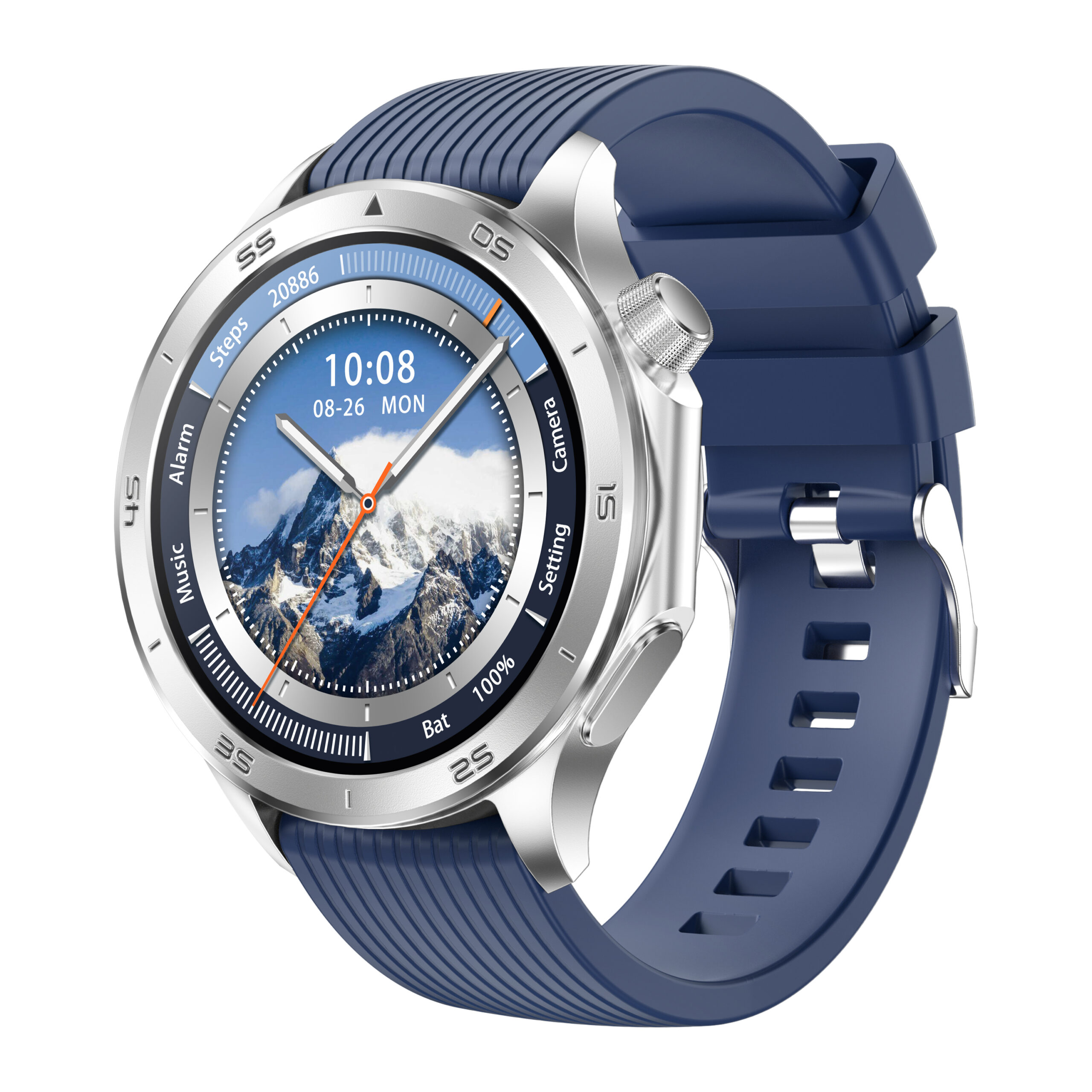 Smartwatch 1.53 Inch HD Screen Make and Answer Call Heart Rate Blood Oxygen Monitoring Smart Watch for Men