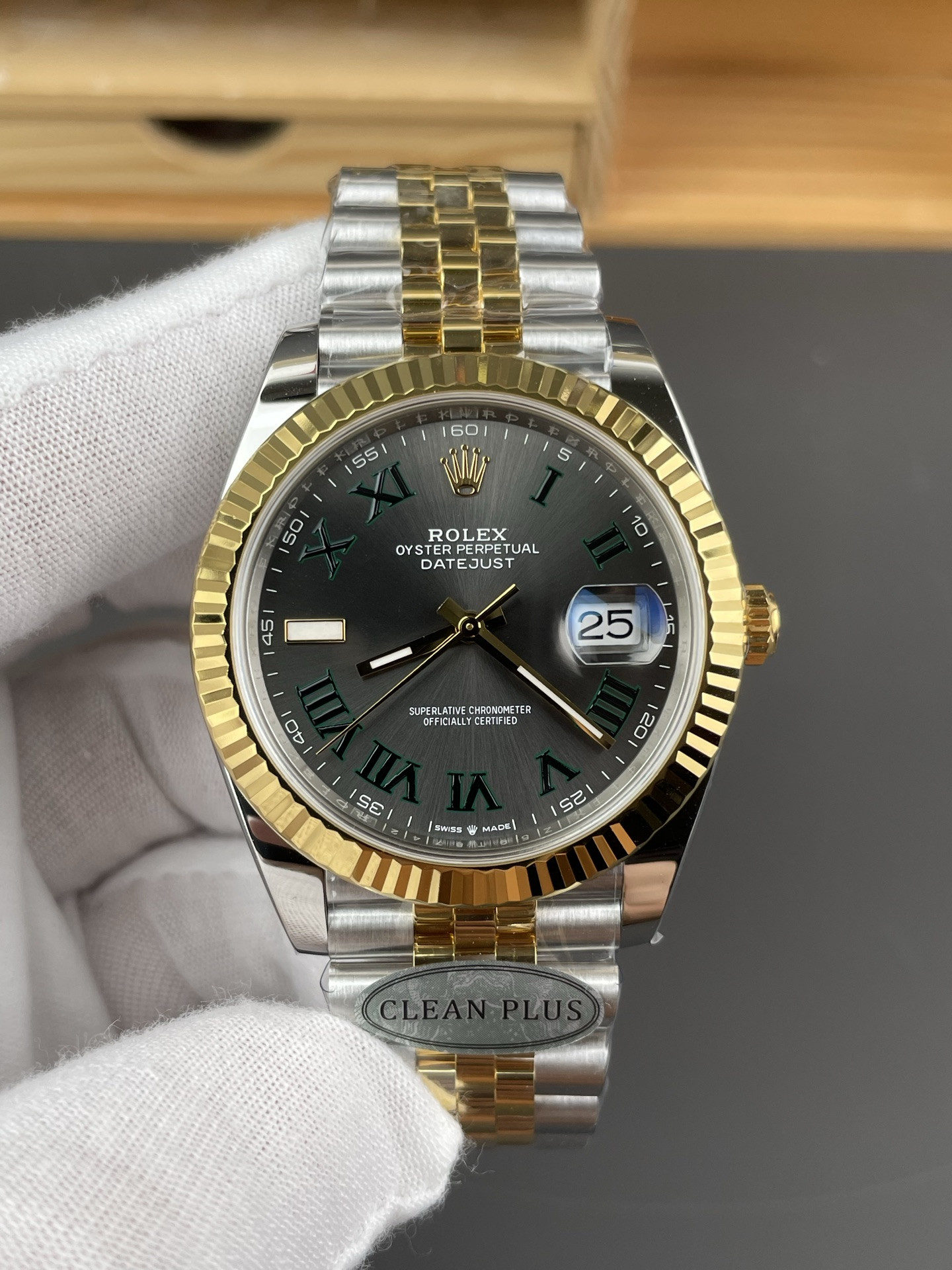 Two-tone Wimbledon Datejust