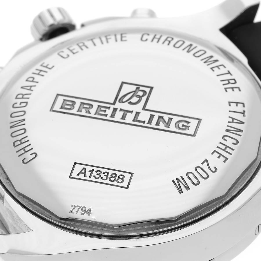 Breitling Colt Black Dial Stainless Steel Mens Watch A13388