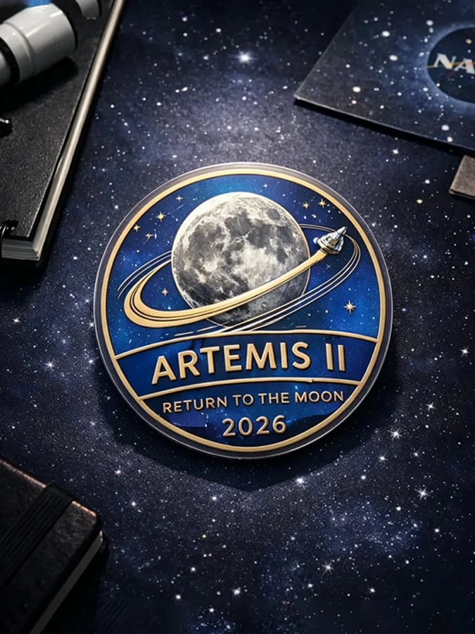 Artemis II Pin Buttons