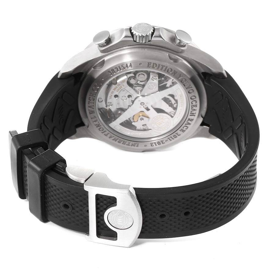 IWC Portuguese Yacht Club Titanium Carbon Dial Chronograph Mens Watch IW390212