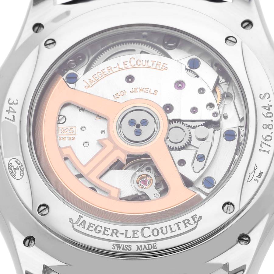 Jaeger LeCoultre Master UltraThin Moonphase Mens Watch 176.8.64.S Q1368470 Card