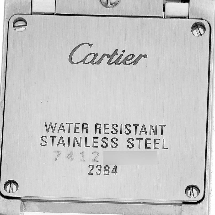 Cartier Tank Francaise Small Steel Yellow Gold Ladies Watch W51007Q4