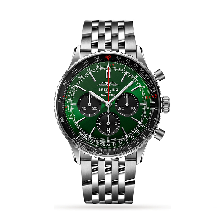 [Super AAAAA】 [VIP Advanced customized version]Breitling AB0137241L1A1 Navitimer B01 Green Dial - New