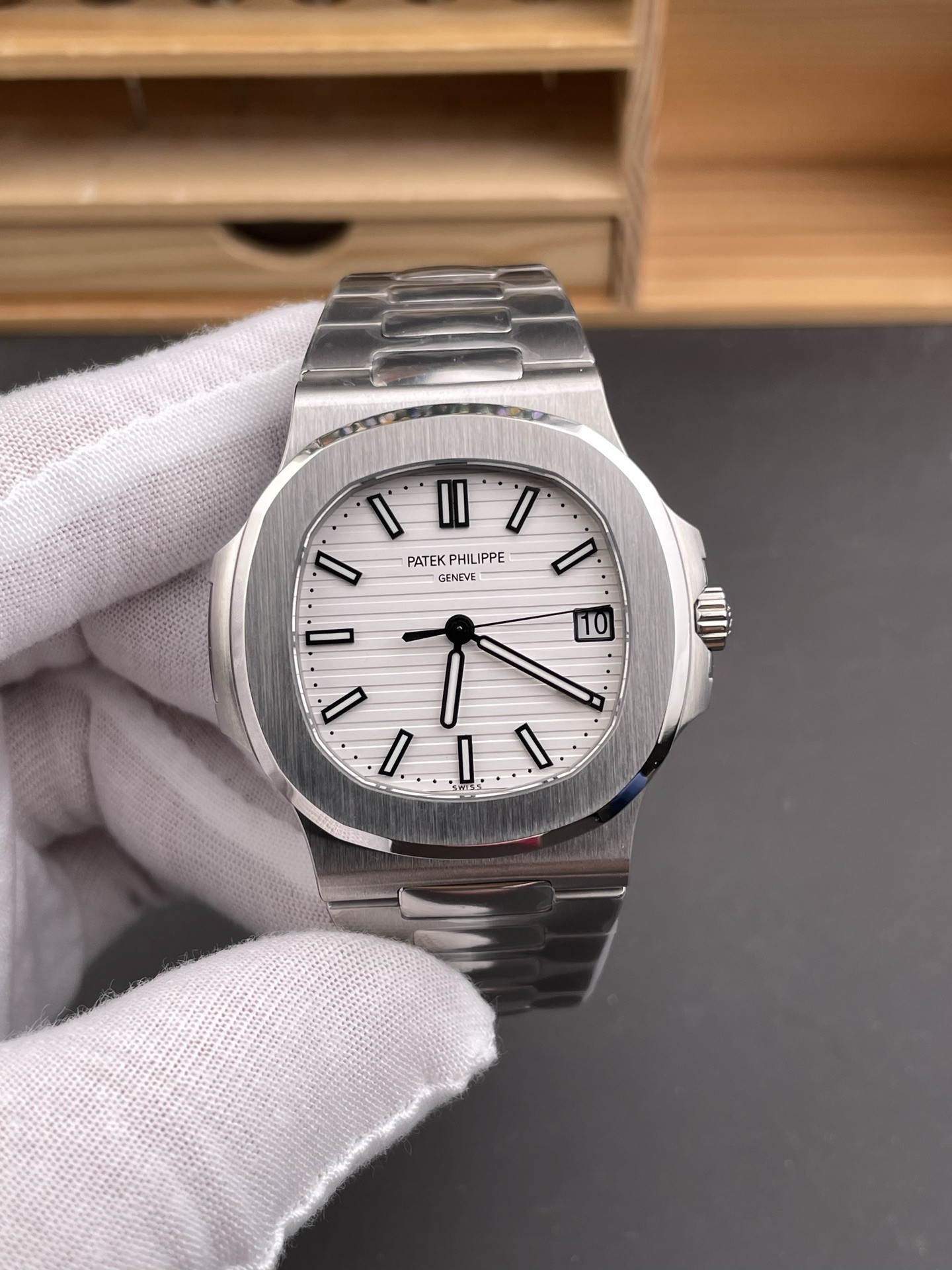 Nautilus 5711 White Dial PPF Factory