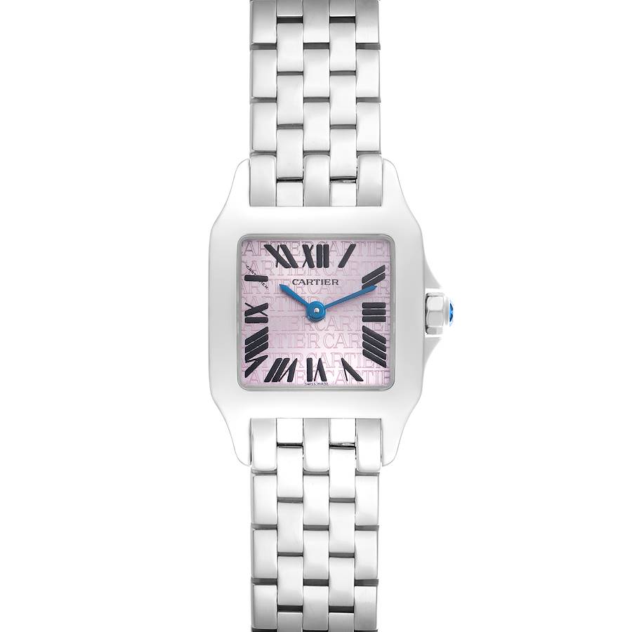Cartier Santos Demoiselle Purple Dial Small Ladies Watch W2510002