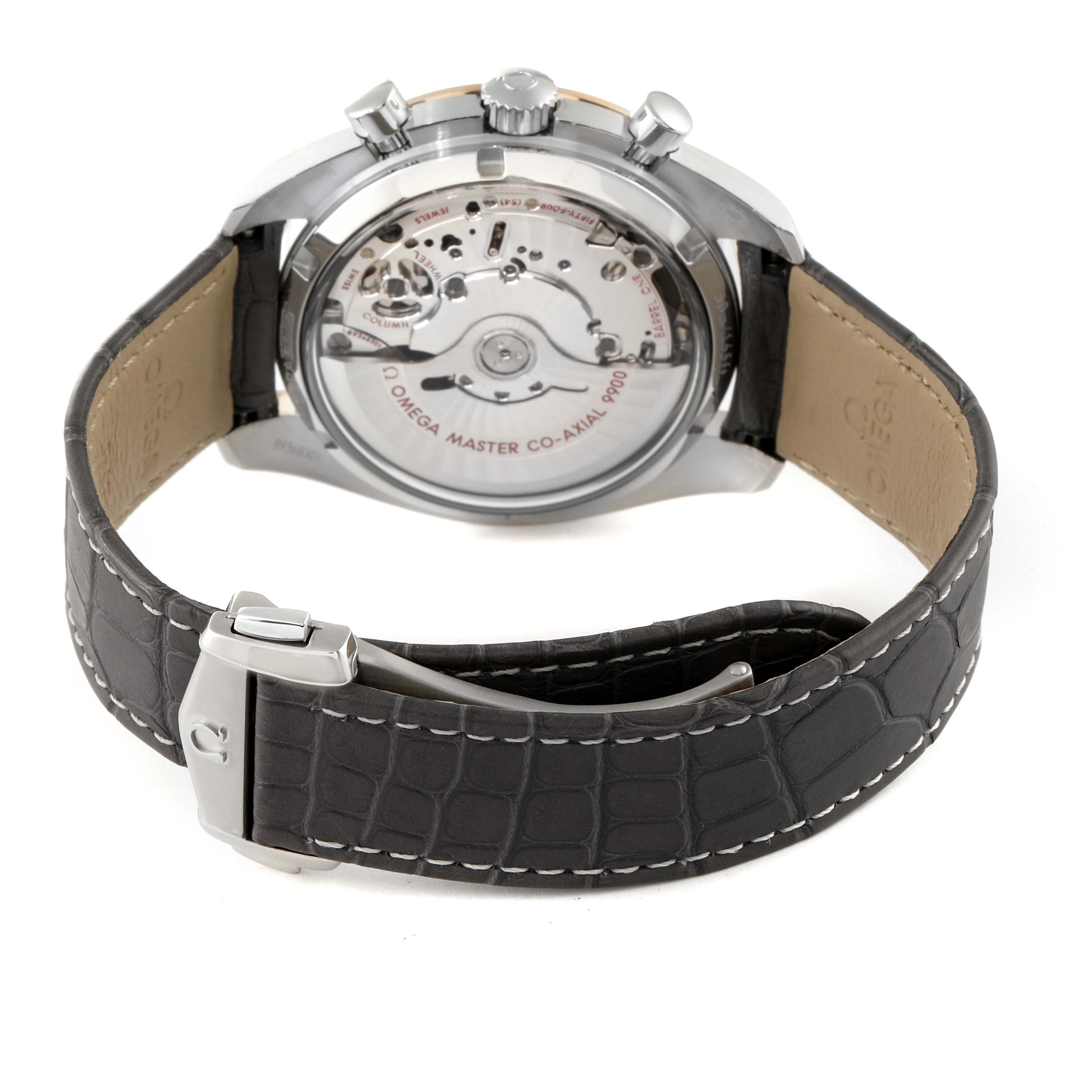 Omega Speedmaster Racing Steel Rose Gold Mens Watch 44.25 MM 329.23.44.51.06.001