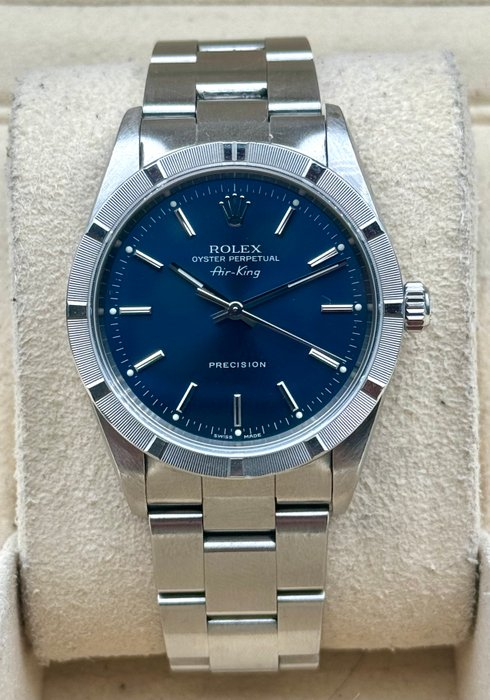 Rolex Air King Precision 14010 / Blue Dial / Oyster Bracelet / 34mm