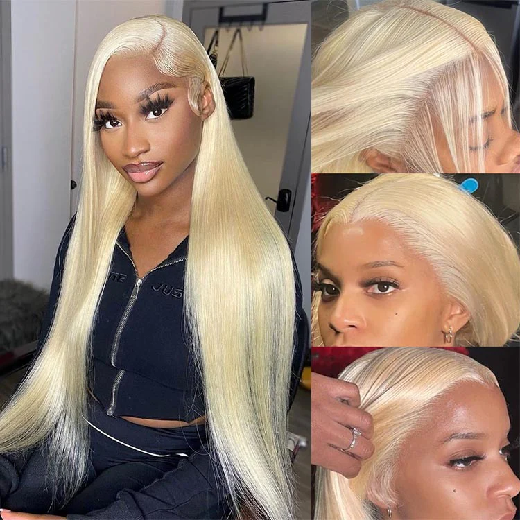 Special offer | 30inch = $229.99 Megalook 30inch #613 Blonde Straight Hair Undetectable Transparent Lace Wig