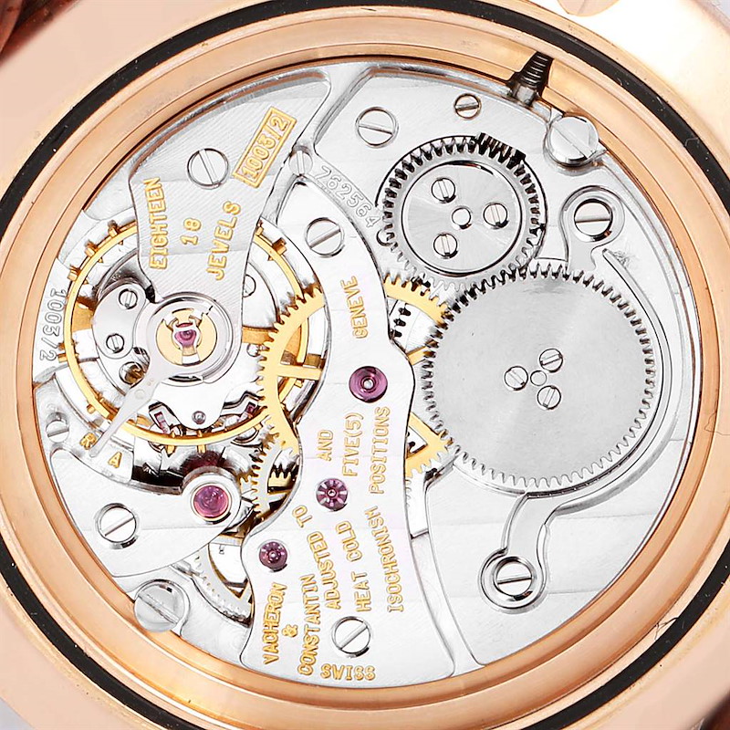 Vacheron Constantin Patrimony 18K Rose Gold Ultra Thin Mens Watch 33093