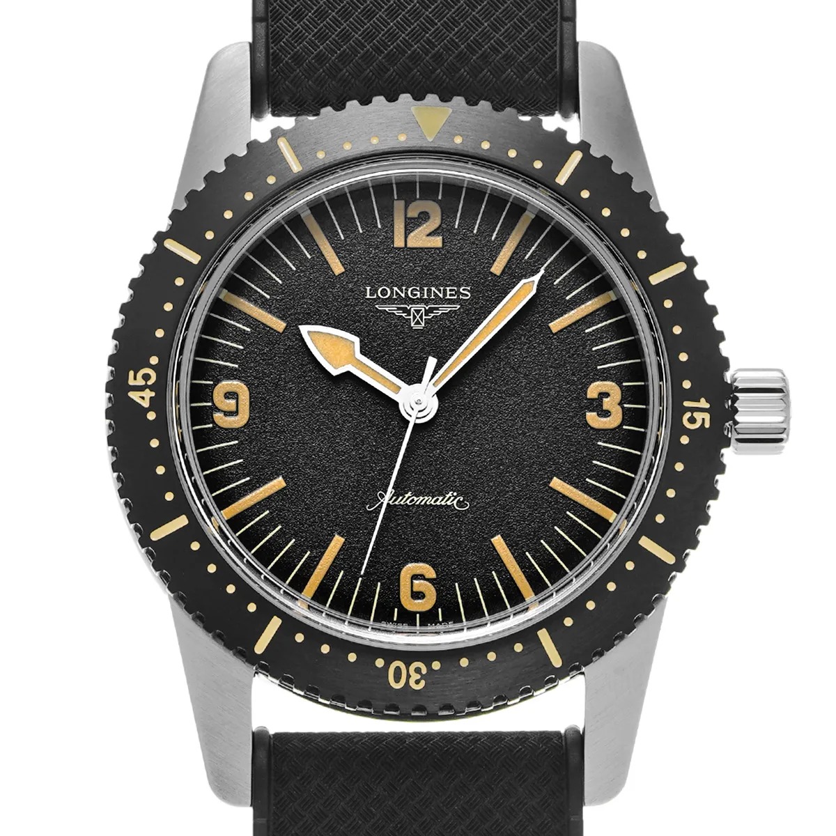 Longines Heritage Skin Diver L2.822.4.56.9 Black Men's Watch