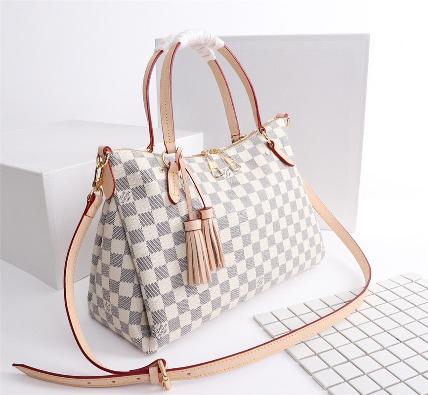 Louis Vuitton Lymington Damier Azur Canvas Beige 35Cm N40022
