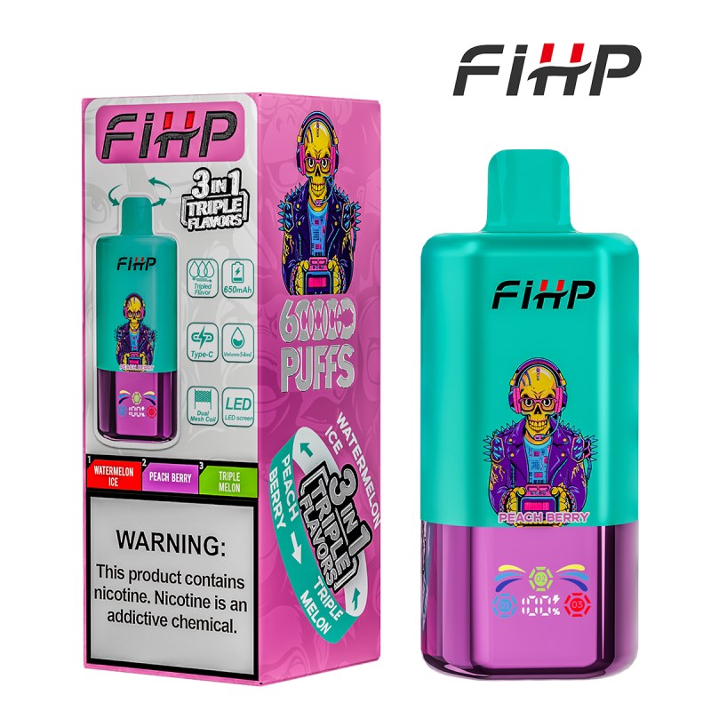 🎉 FIHP Triple 60K Puffs 3 in 1 Flavors Disposable Vape | 60 000 Zaciągnięć — 20% TANIEJ! | Hurtowe Rabaty dla Nowych Klientów 🚚 Szybka Dostawa z Polski ⭐