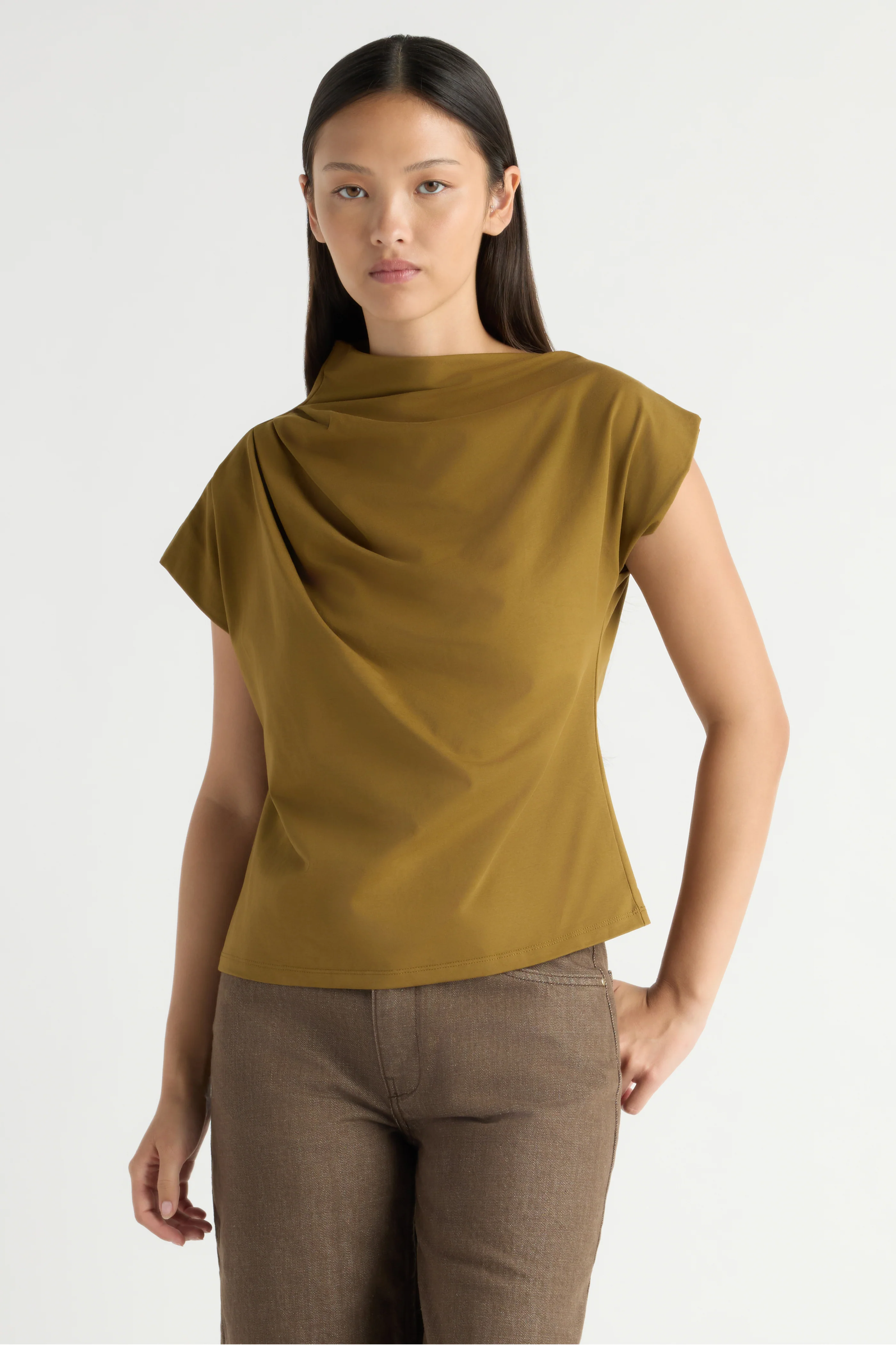 Kenny Asymmetric-Neck Tee