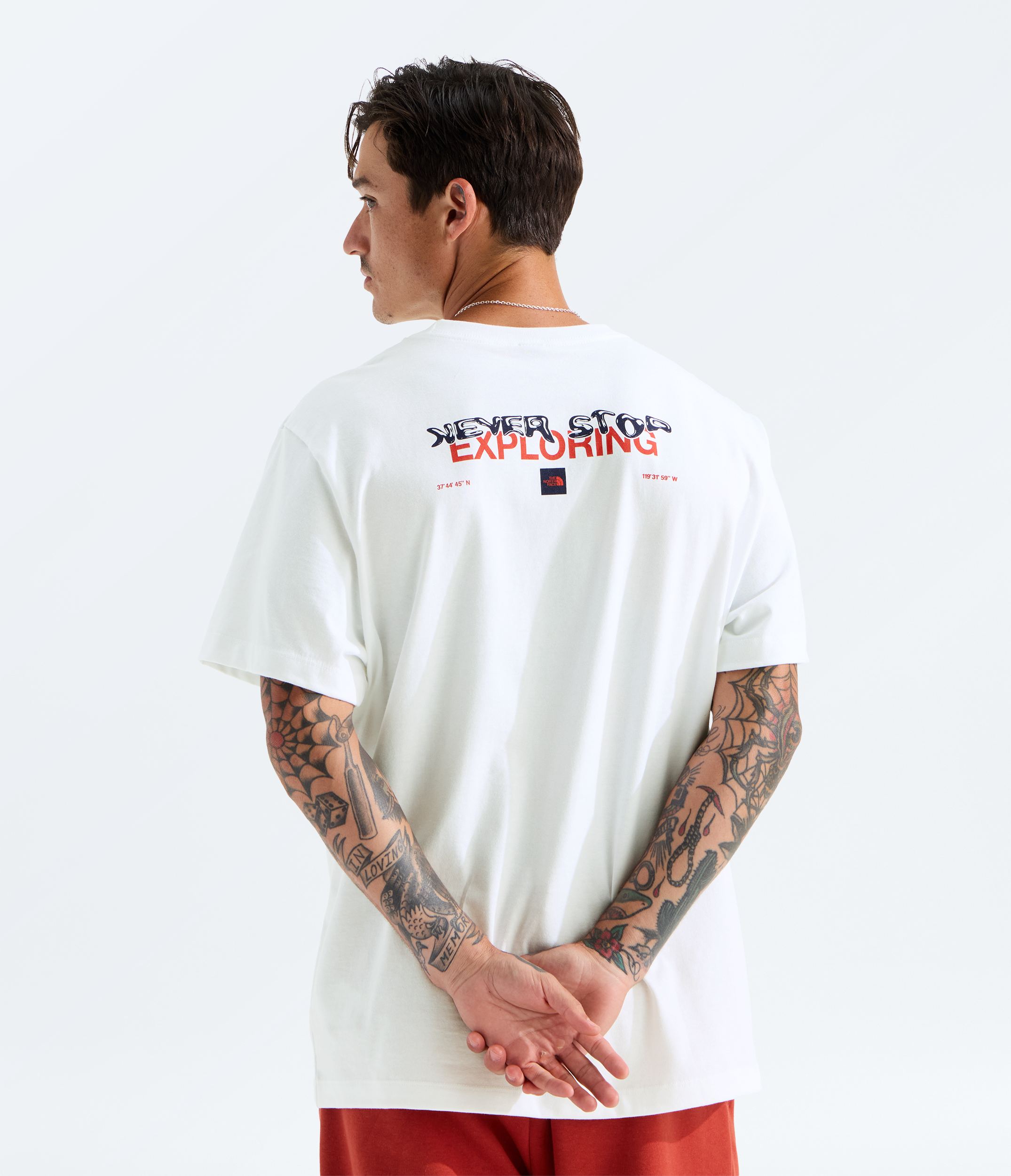 Unisex Distort Logo Relaxed Short-Sleeve Tee