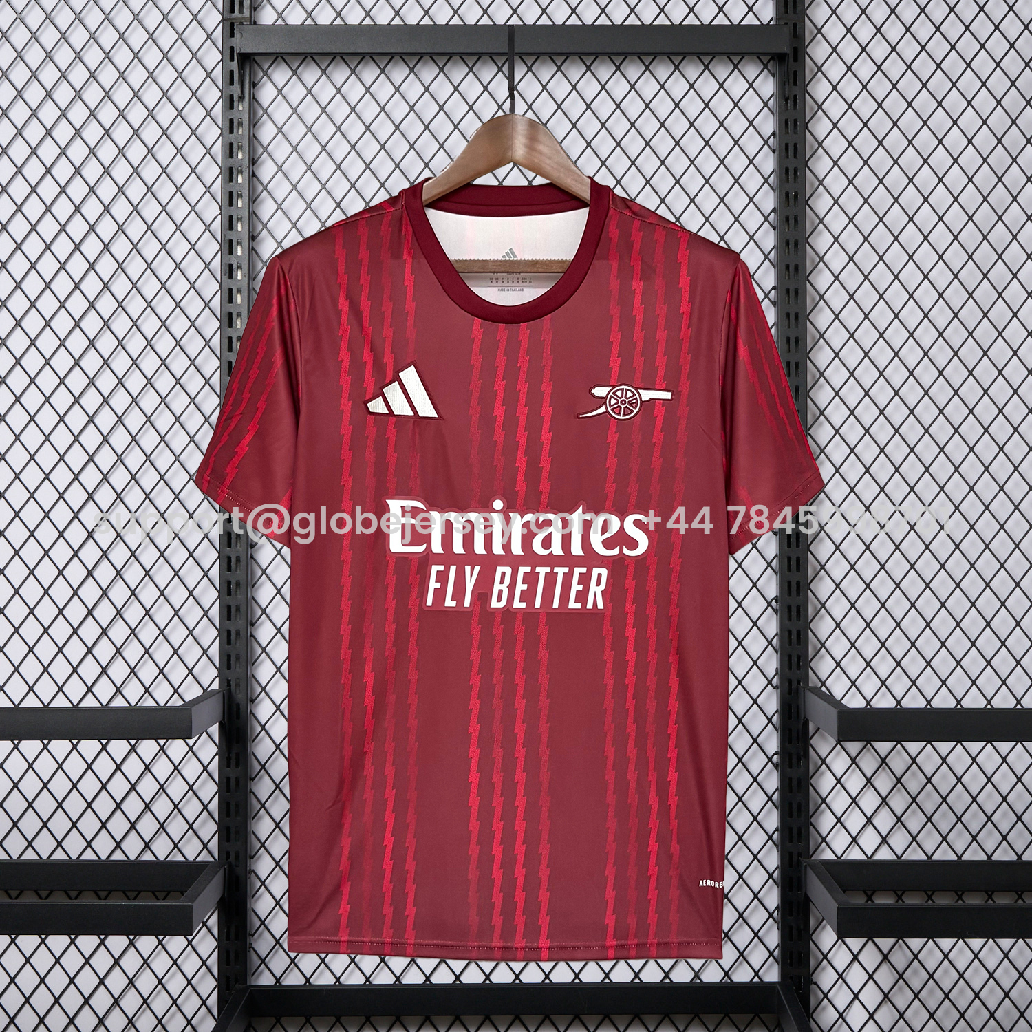 Arsenal 26-27 Red Lines Training Jersey - Fans Version