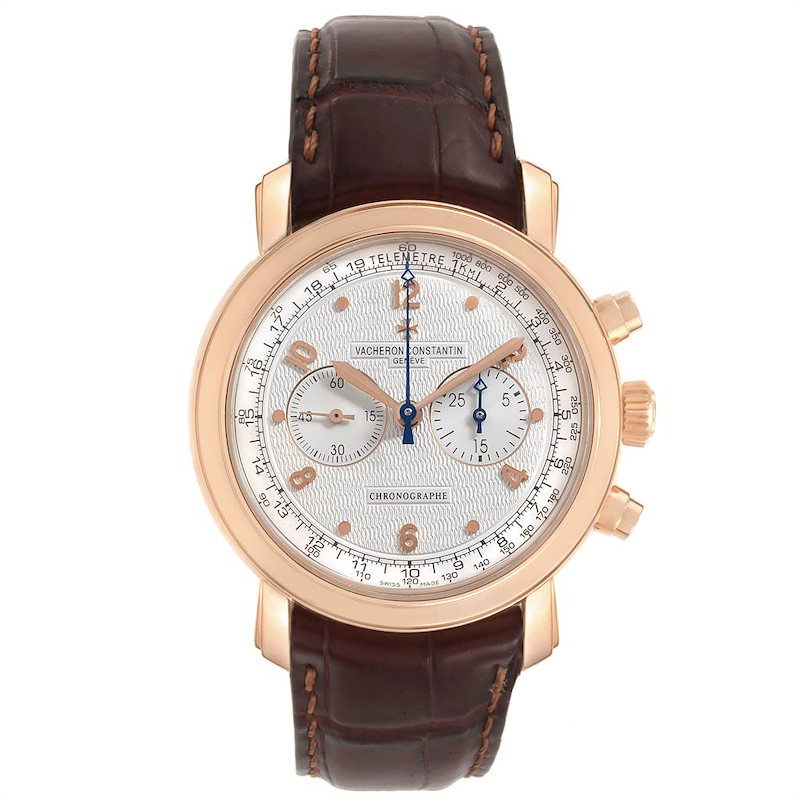 Vacheron Constantin Malte Rose Gold Manual Chronograph Mens Watch 47120