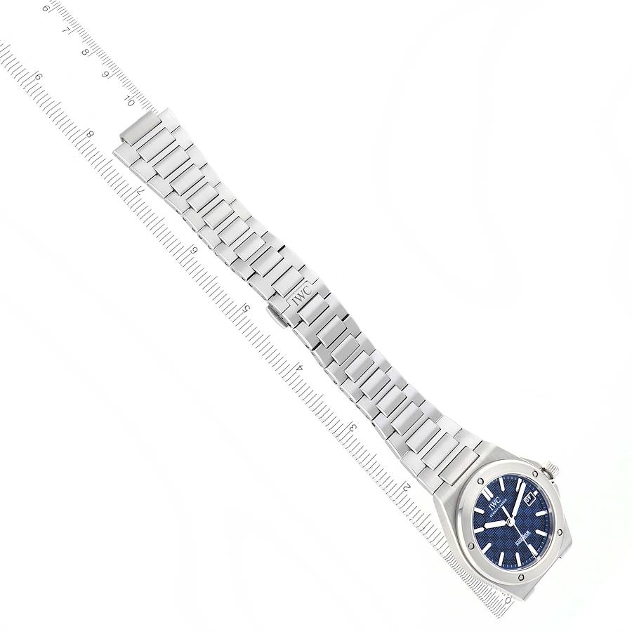 IWC Ingenieur 40 Blue Dial Steel Mens Watch IW328907