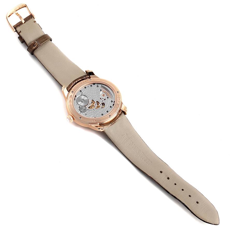 Audemars Piguet Millenary Rose Gold MOP Diamond Ladies Watch 77247OR