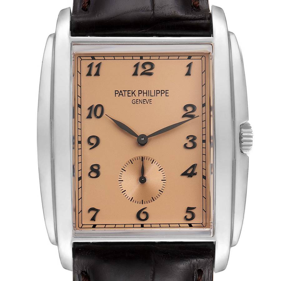 Patek Philippe Gondolo Small Seconds White Gold Mens Watch 5124