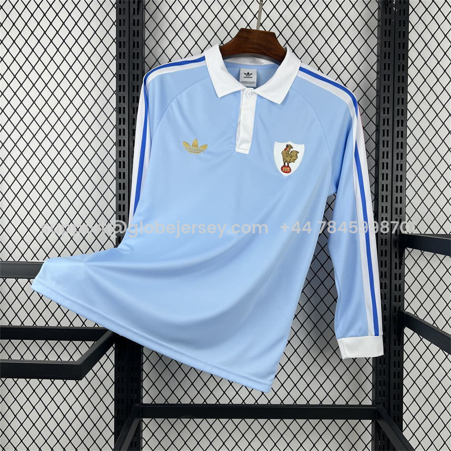 France 2026 Rugby 120th Anniversary Commemorative Long Sleeves Jersey - Fans Version