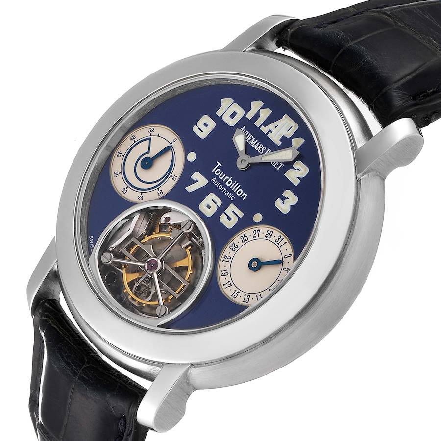 Audemars Piguet Jules Audemars Tourbillon Platinum Mens Watch 25964PT