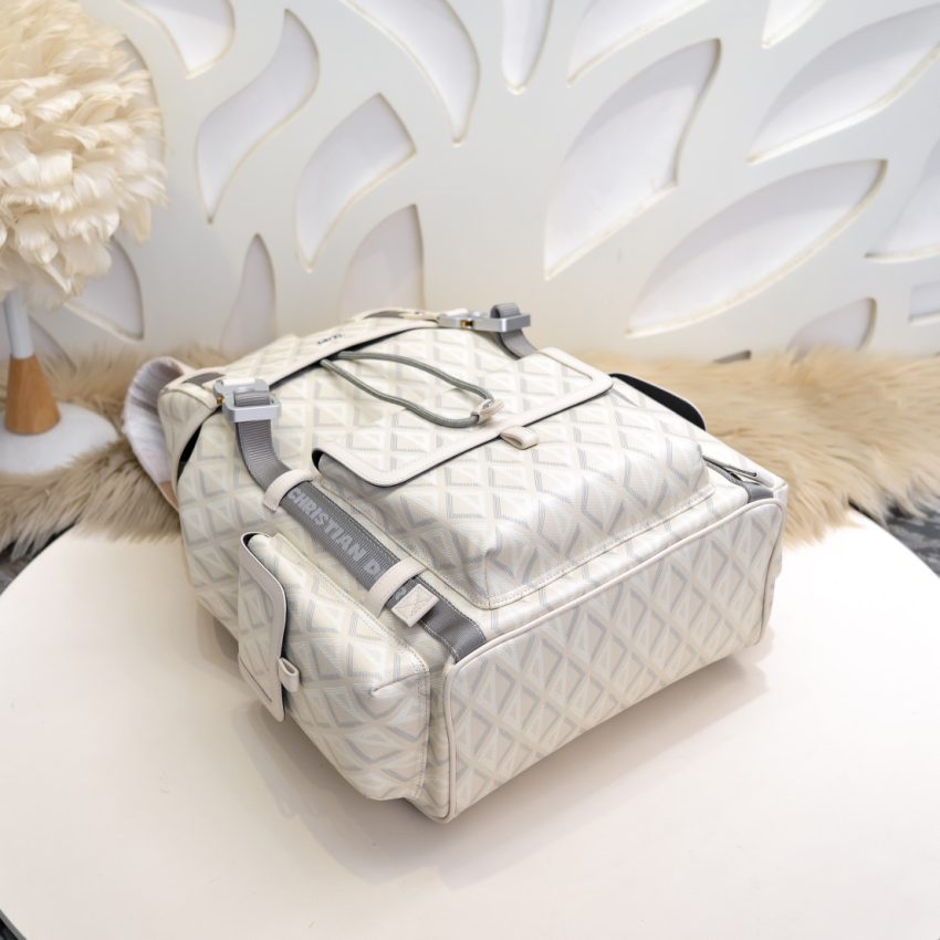 Replica Dior Hit The Road Backpack White Diamond