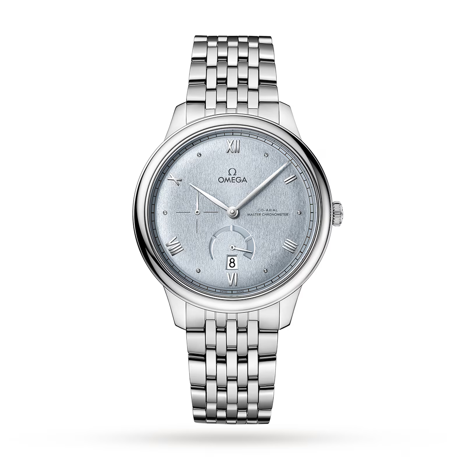 Omega De Ville 41 mm, steel on leather strap 431.13.41.21.01.001