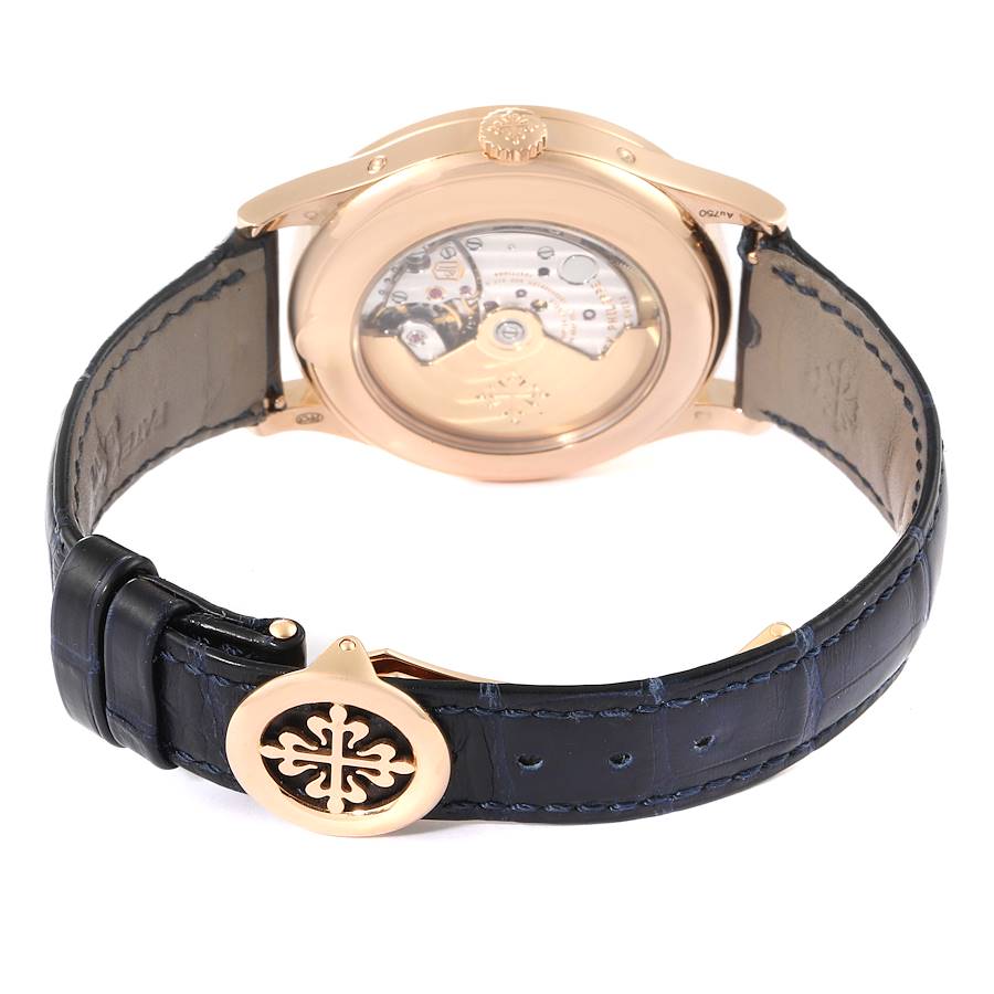 Patek Philippe Complications Annual Calendar Rose Gold Diamond Watch 5396