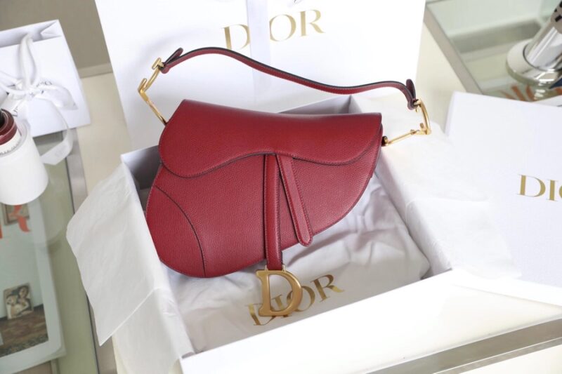Replica Dior Saddle Bag Red