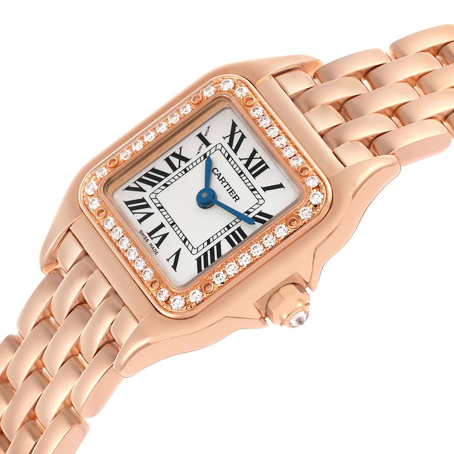Cartier Panthere Small Rose Gold Diamond Ladies Watch WJPN0008