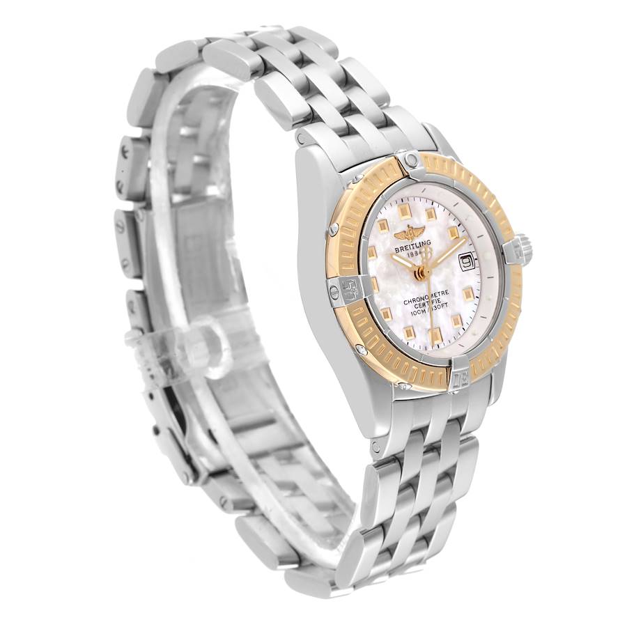 Breitling Windrider Calisto Steel Yellow Gold Ladies Watch D72345