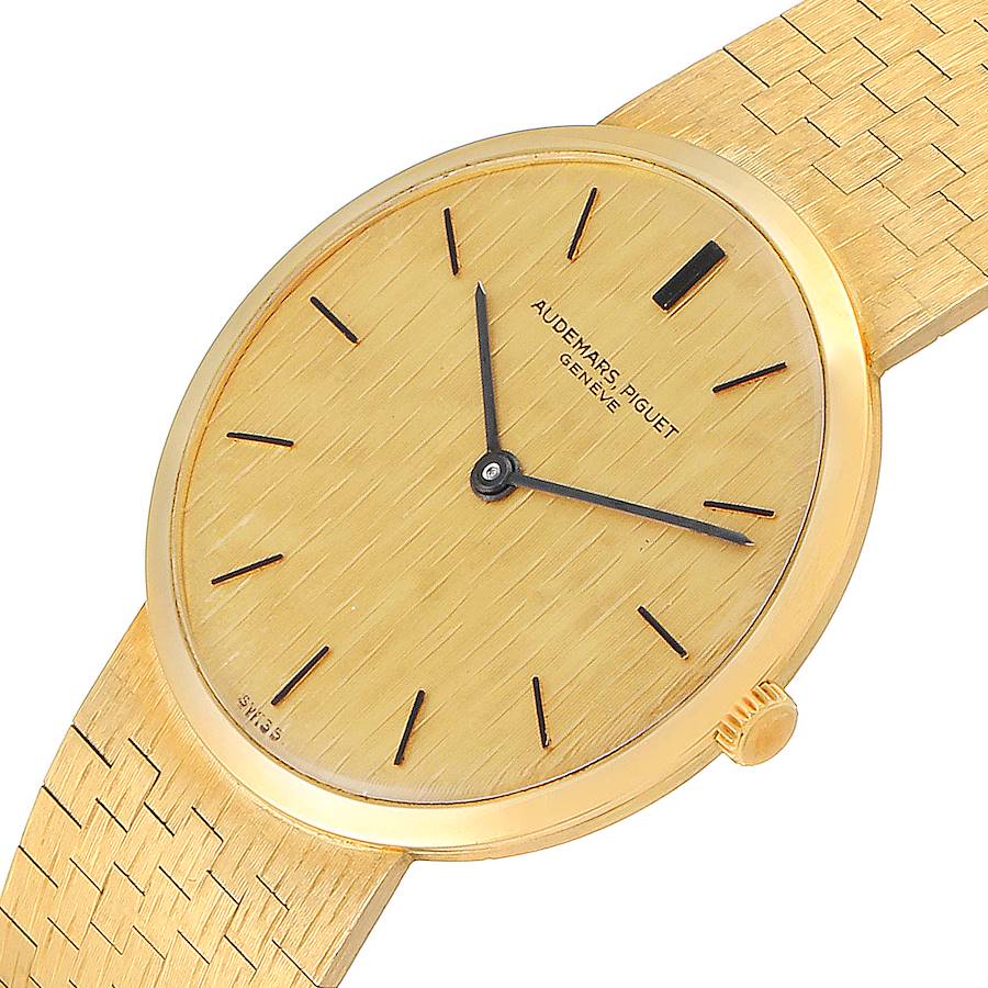 Audemars Piguet Yellow Gold Vintage Mens Watch 3445