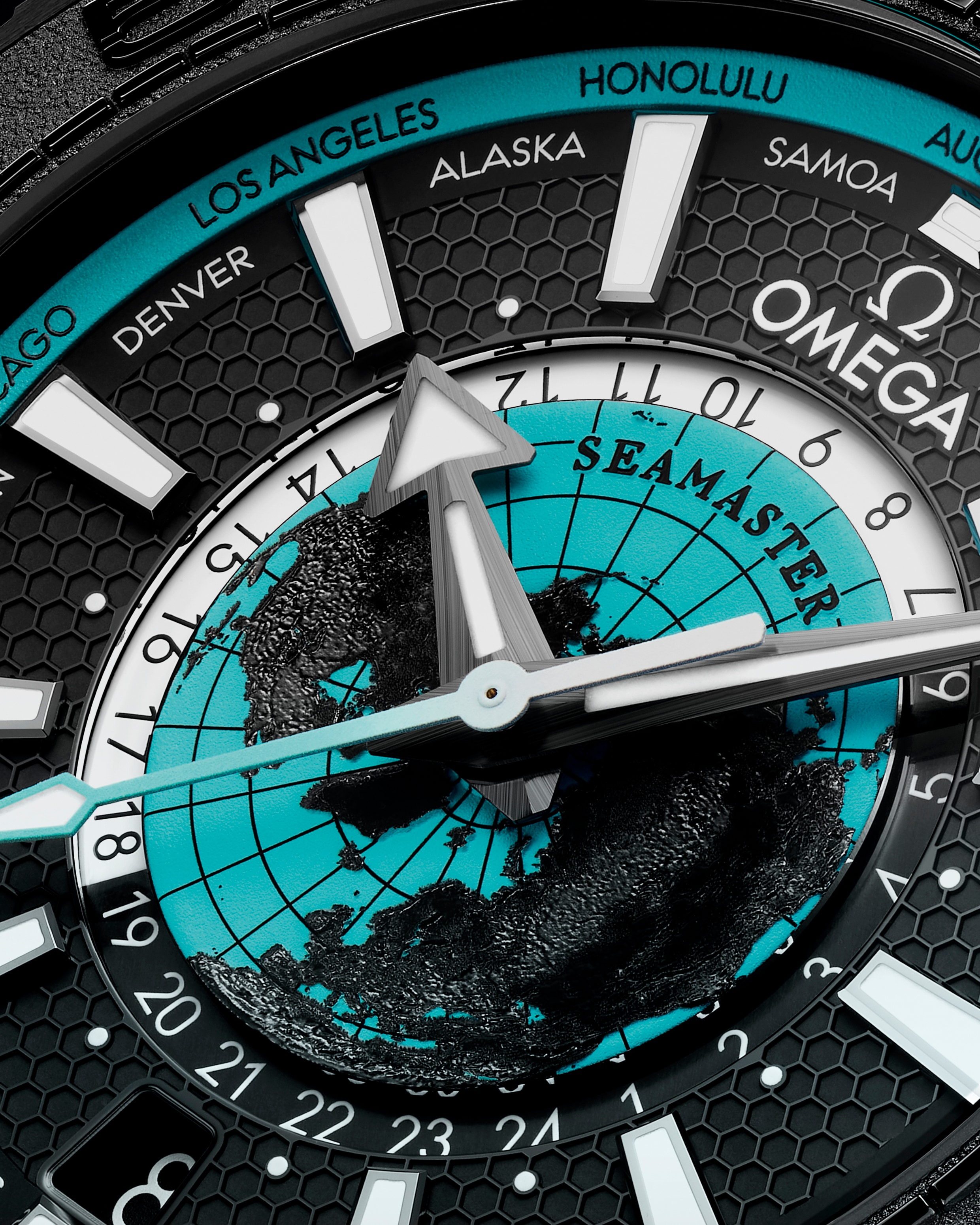 Seamaster Planet Ocean 60 0M 45.5 mm, Black ceramic rubber strap 215.92.46.22.01.006